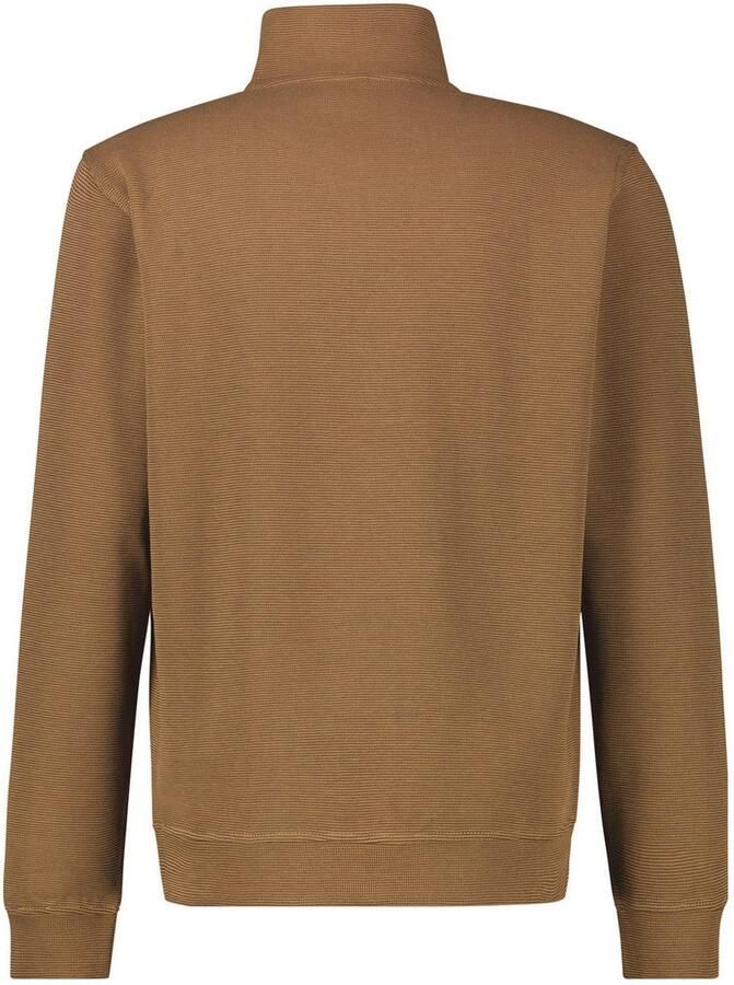 Lerros Sweatshirt effen brei troyer voor heren - Foto 4