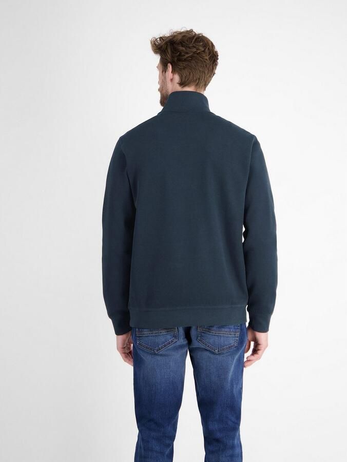 Lerros Sweatshirt Heren Troyer sportief geribbeld - Foto 2