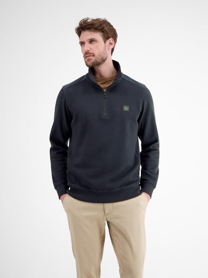 Lerros Sweatshirt met geborduurd logo - Foto 3