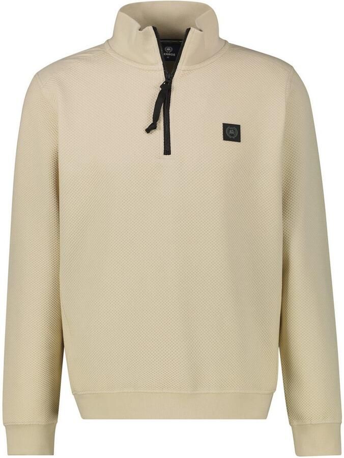 Lerros Sweatshirt met geborduurd logo - Foto 2