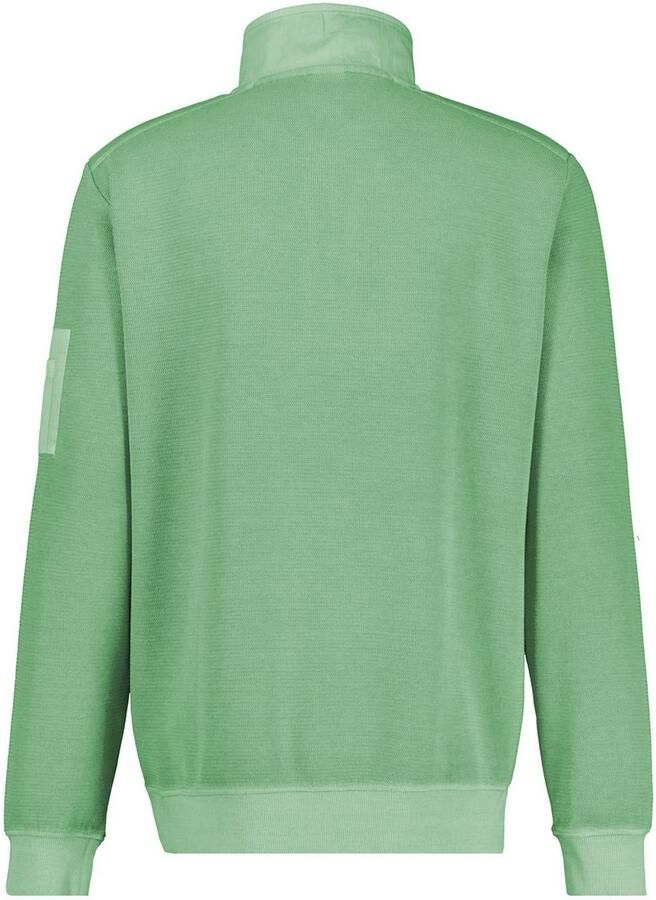 Lerros Sweatshirt sweattrui in zigzagstructuur
