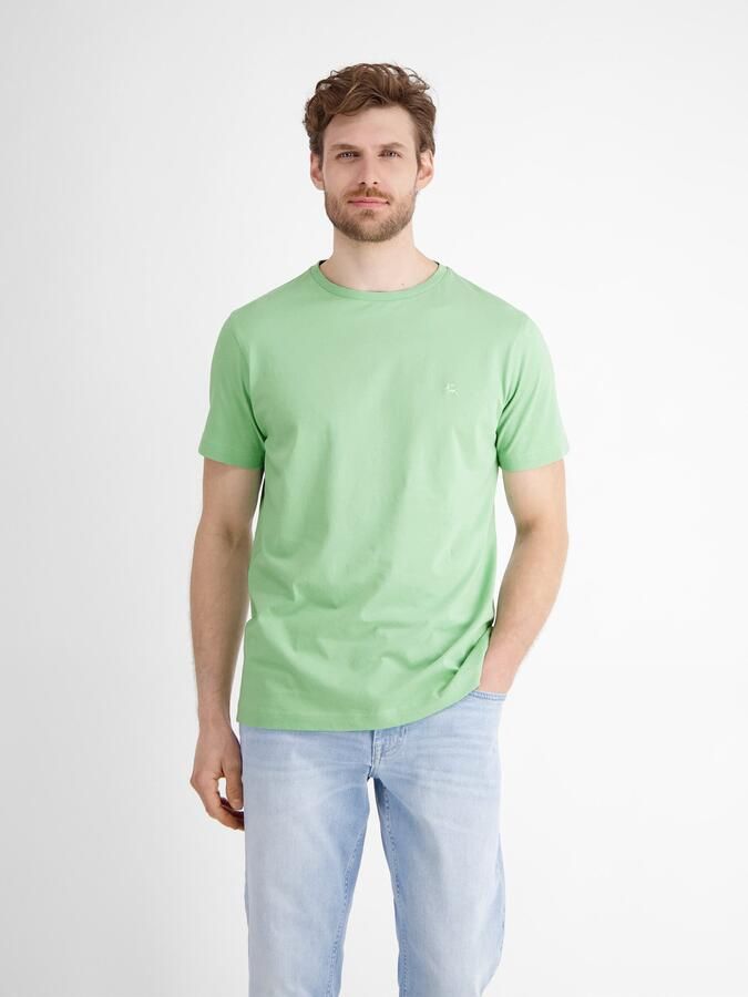 Lerros T-shirt basic T-shirt met logostiksel effen - Foto 6
