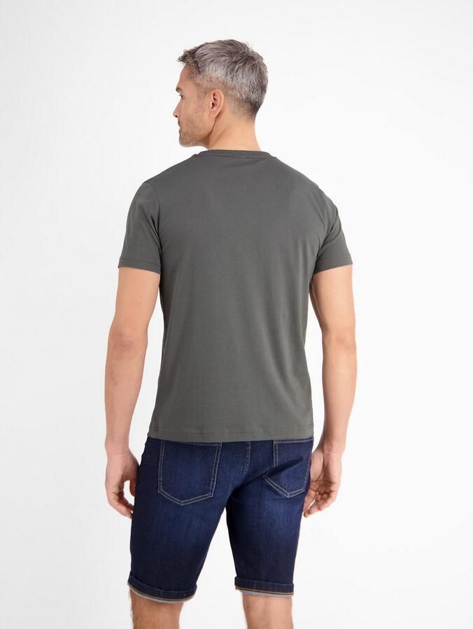 Lerros Shirt met korte mouwen met logoborduursel op borsthoogte - Foto 2