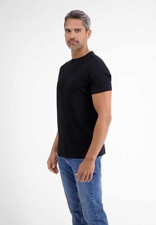 Lerros T-shirt dubbelpack T-shirt ronde hals in premium katoenkwaliteit - Foto 4