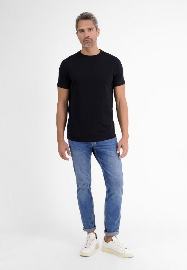 Lerros T-shirt dubbelpack T-shirt ronde hals in premium katoenkwaliteit - Foto 5