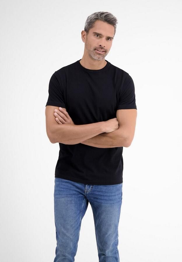Lerros T-shirt dubbelpack T-shirt ronde hals in premium katoenkwaliteit - Foto 6