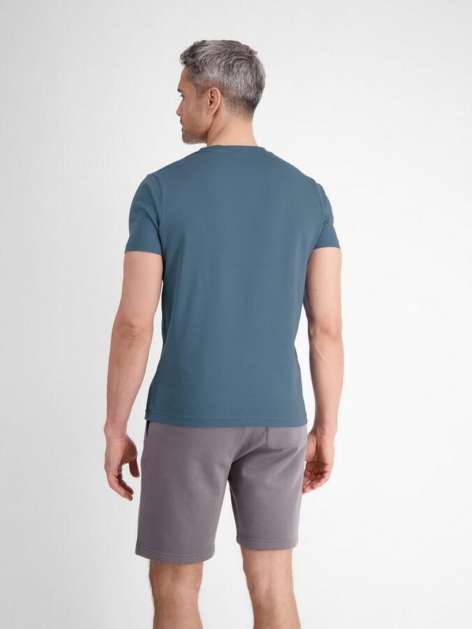 Lerros T-shirt effen T-shirt met print