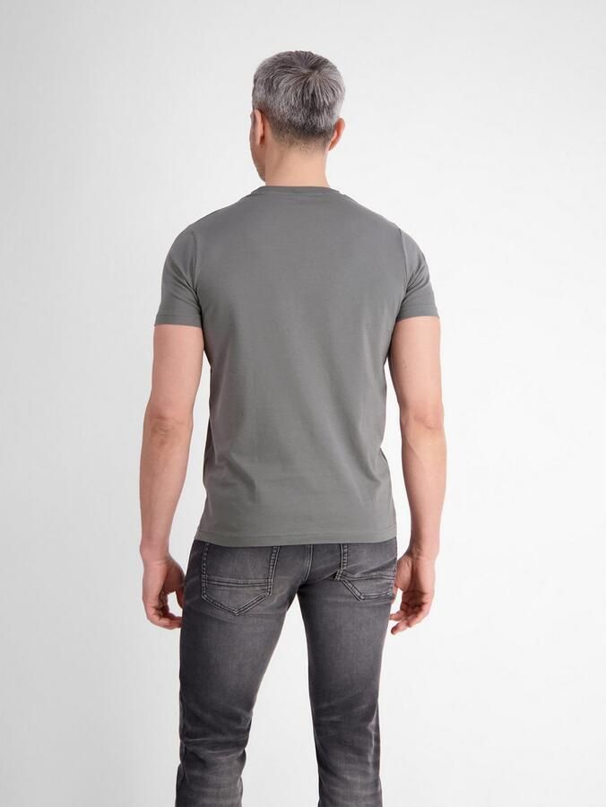 Lerros T-shirt effen T-shirt met print - Foto 6