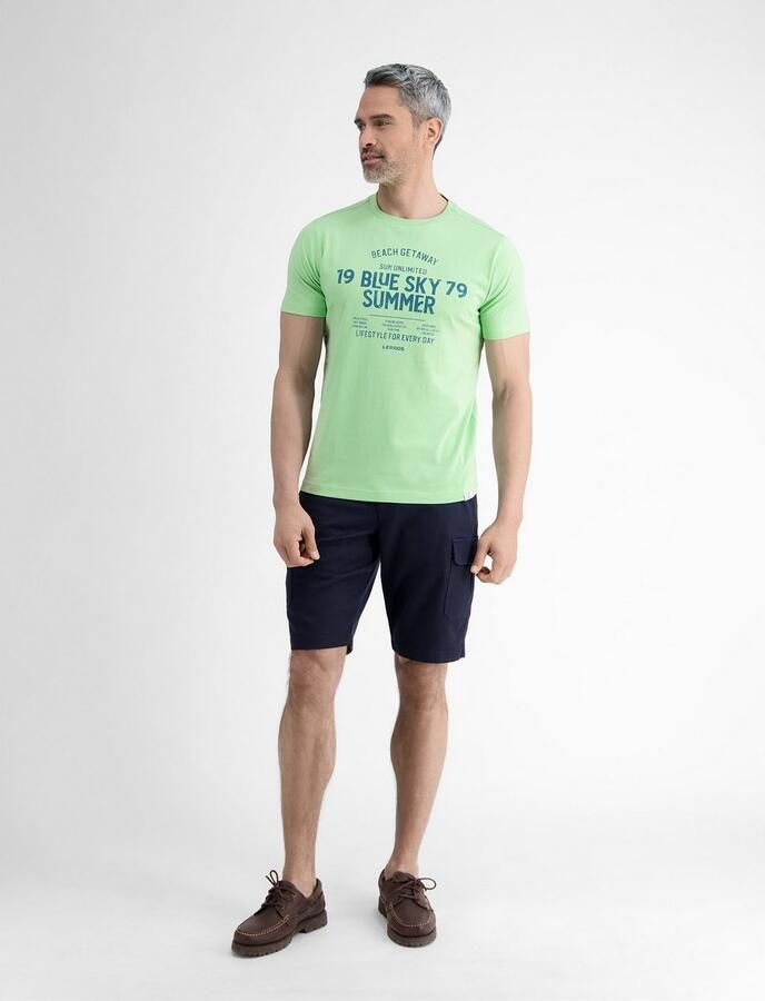 Lerros T-shirt heren T-shirt met borst-print - Foto 2