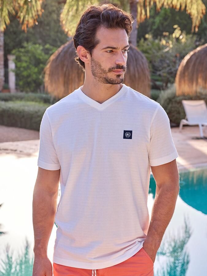 Lerros T-shirt heren T-shirt met V-hals - Foto 10