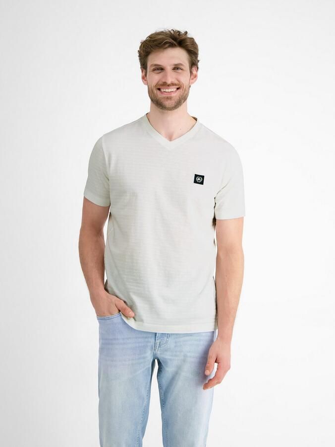Lerros T-shirt heren T-shirt met V-hals - Foto 6