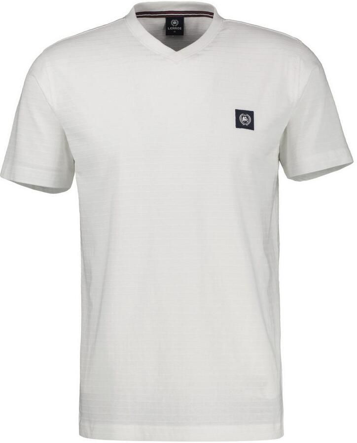 Lerros T-shirt heren T-shirt met V-hals