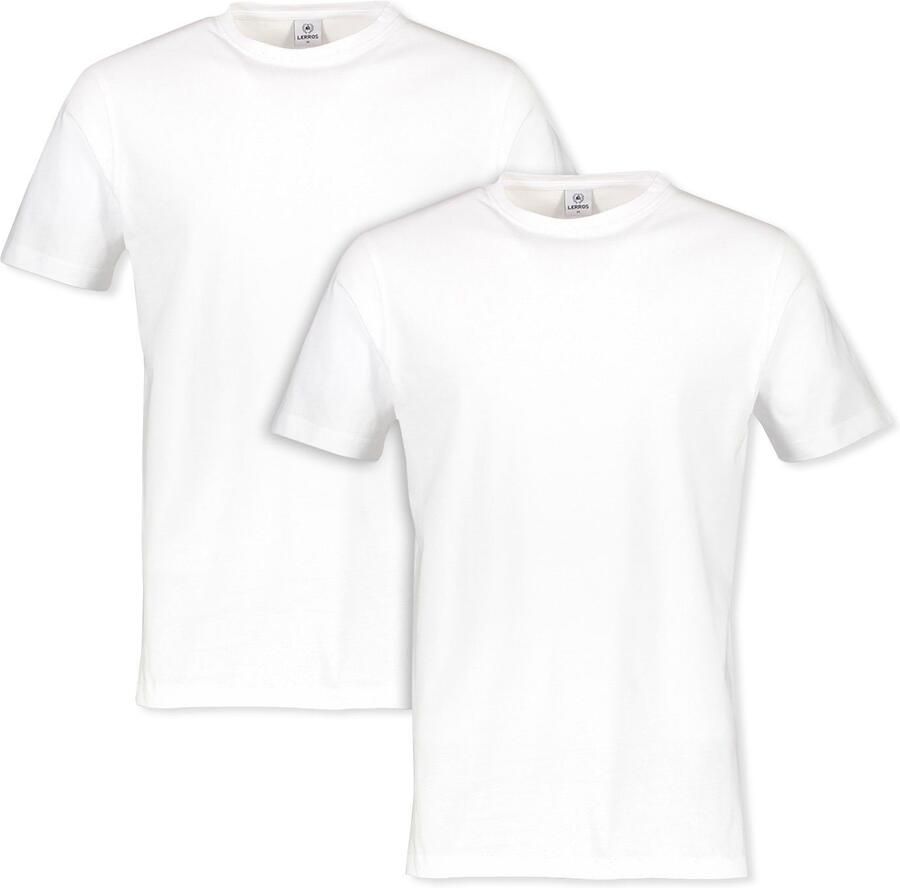 Lerros T-shirt dubbelpack T-shirt ronde hals in premium katoenkwaliteit - Foto 4