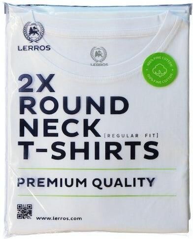 Lerros T-shirt dubbelpack T-shirt ronde hals in premium katoenkwaliteit - Foto 3