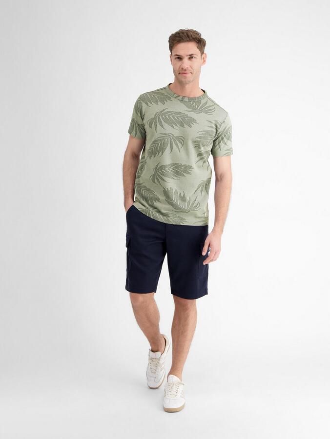 Lerros T-shirt jacquard T-shirt voor heren - Foto 7
