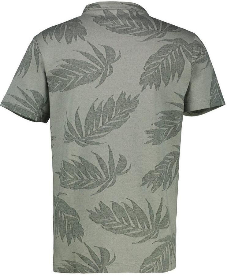 Lerros T-shirt jacquard T-shirt voor heren - Foto 4
