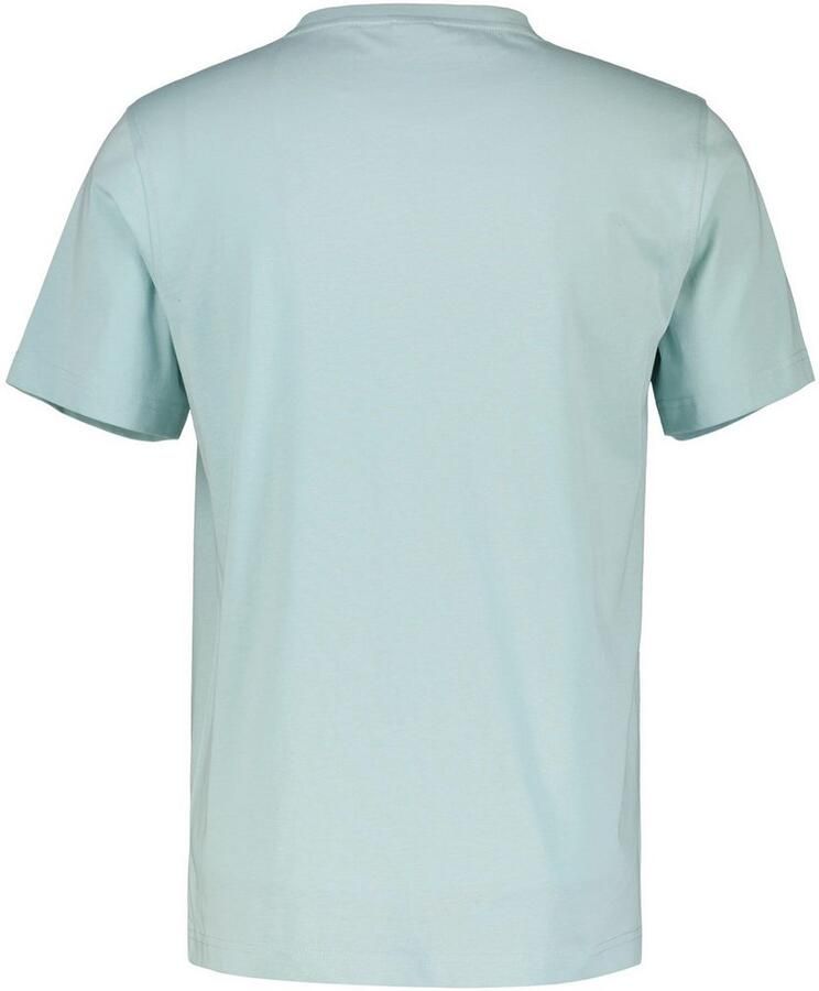 Lerros T-shirt basic T-shirt met logostiksel effen