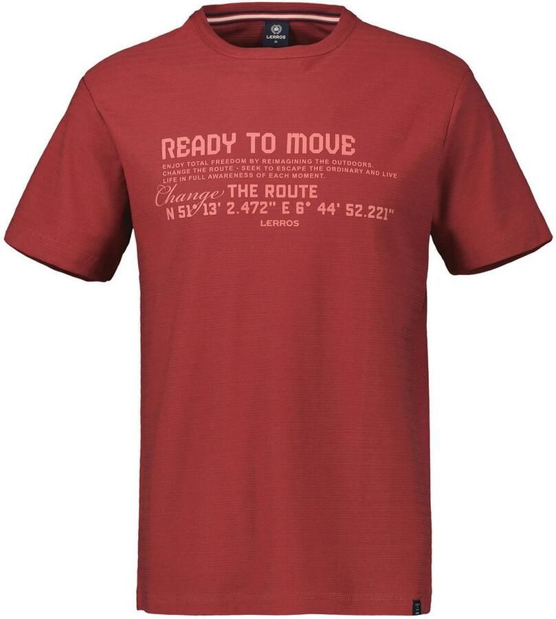 Lerros T-shirt met belettering