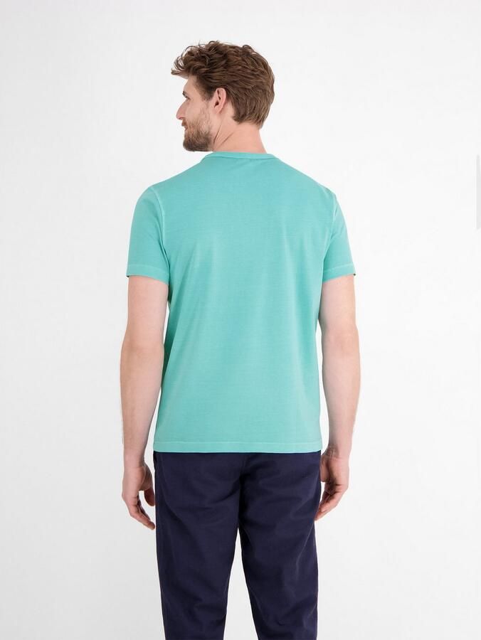 Lerros T-shirt met geborduurd logo - Foto 3