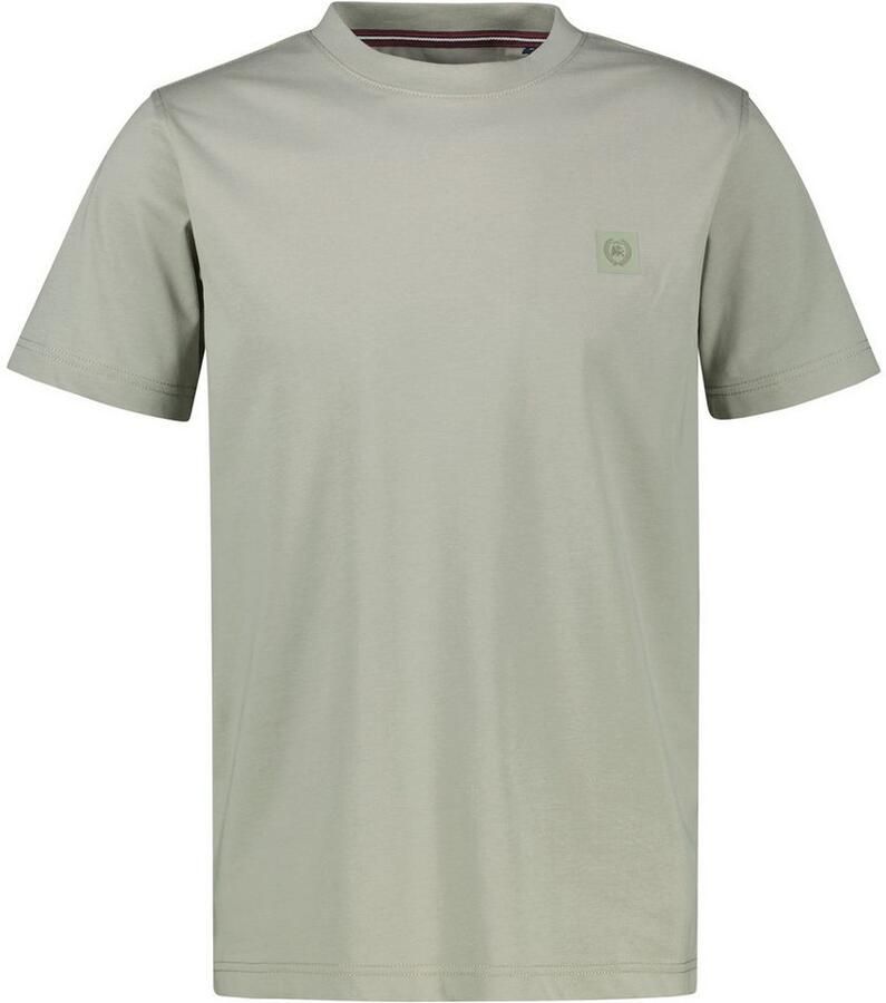 Lerros T-shirt met geborduurd logo - Foto 3