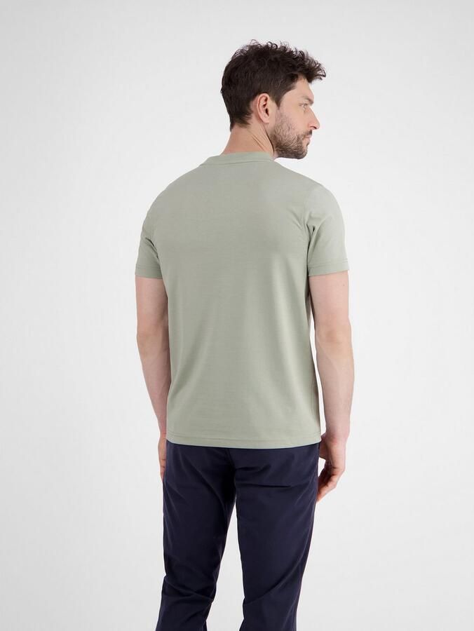 Lerros T-shirt met geborduurd logo