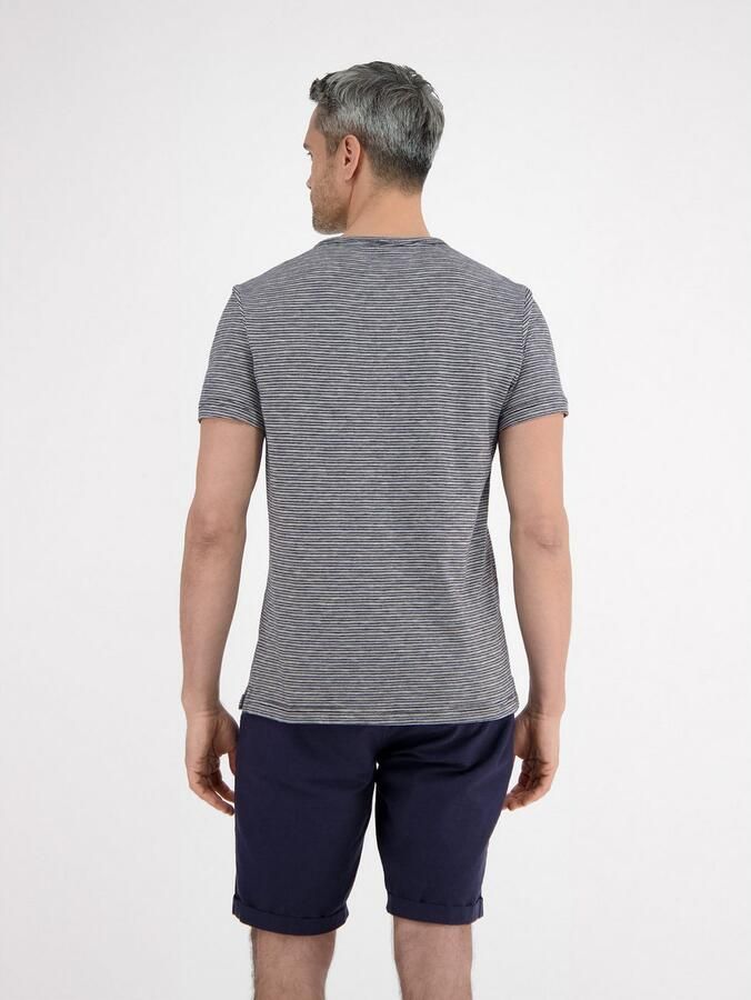 Lerros Henleyshirt gestreept serafinoshirt gebreid - Foto 3