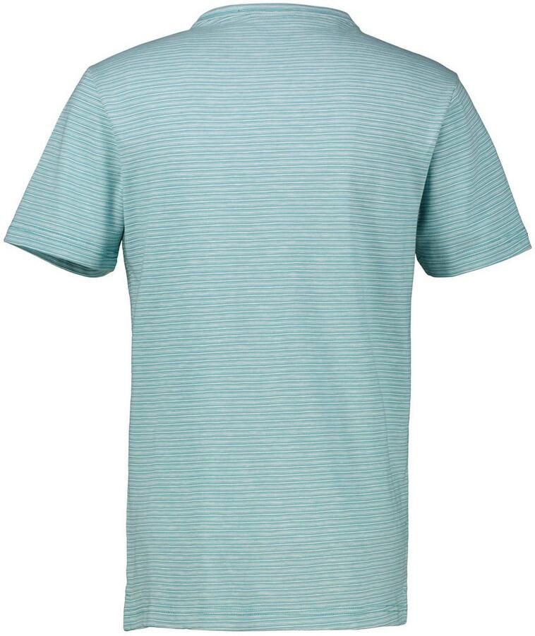 Lerros T-shirt met serafino-kraag