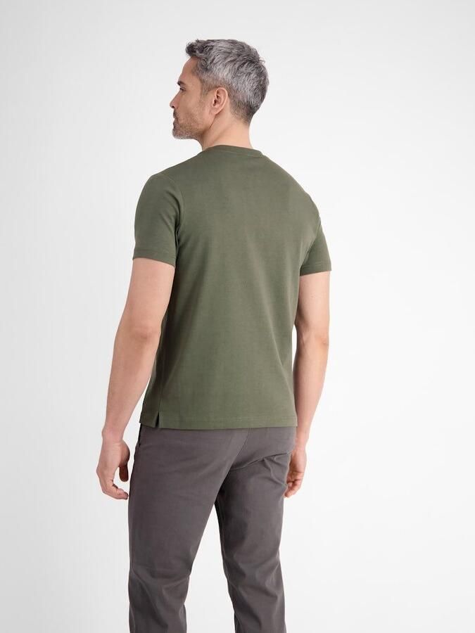 Lerros T-shirt Ronde hals met tonale print