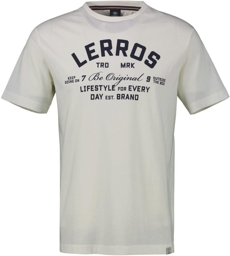 Lerros T-shirt zomers T-shirt met print