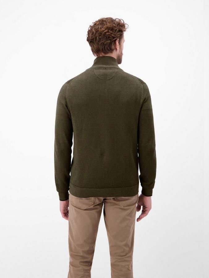 Lerros Gebreid vest met opstaande kraag - Foto 5