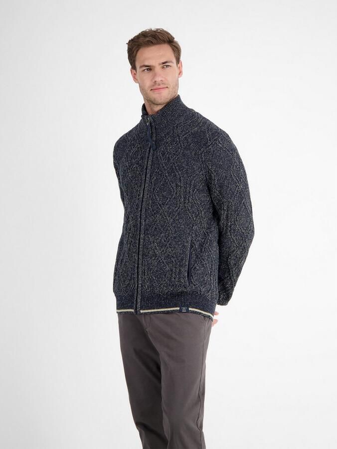 Lerros Vest Heren-vest met kabelpatroon - Foto 5