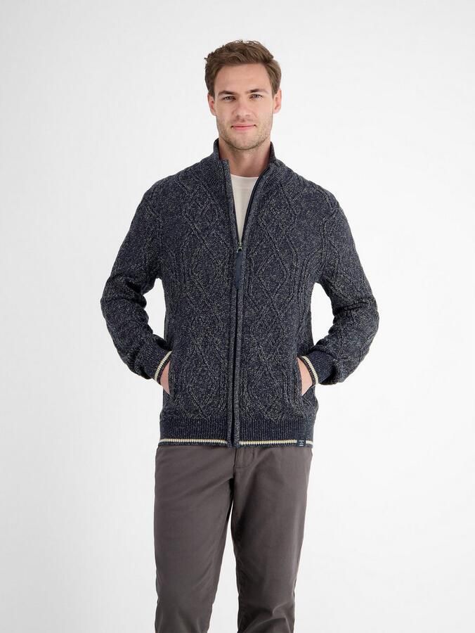 Lerros Vest Heren-vest met kabelpatroon - Foto 6