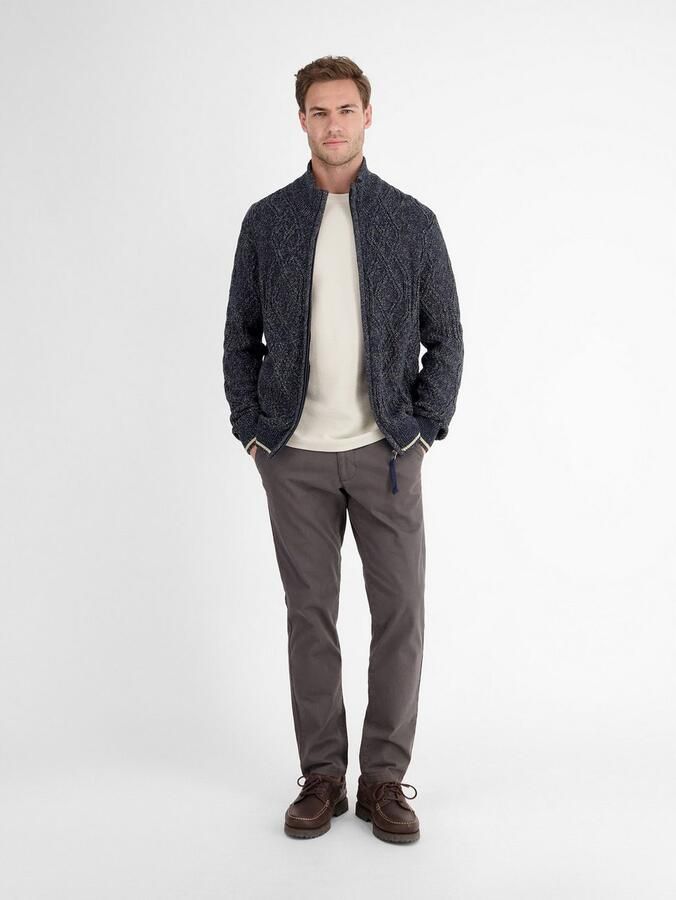 Lerros Vest Heren-vest met kabelpatroon - Foto 7