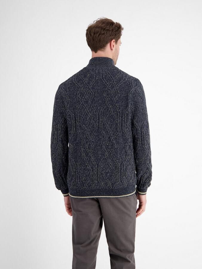 Lerros Vest Heren-vest met kabelpatroon - Foto 4