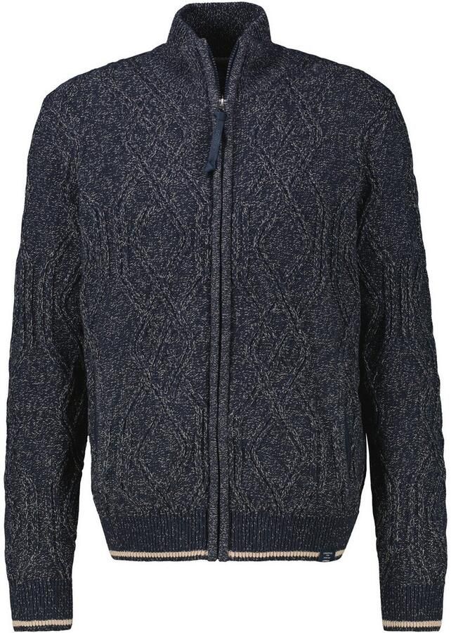 Lerros Vest Heren-vest met kabelpatroon - Foto 8