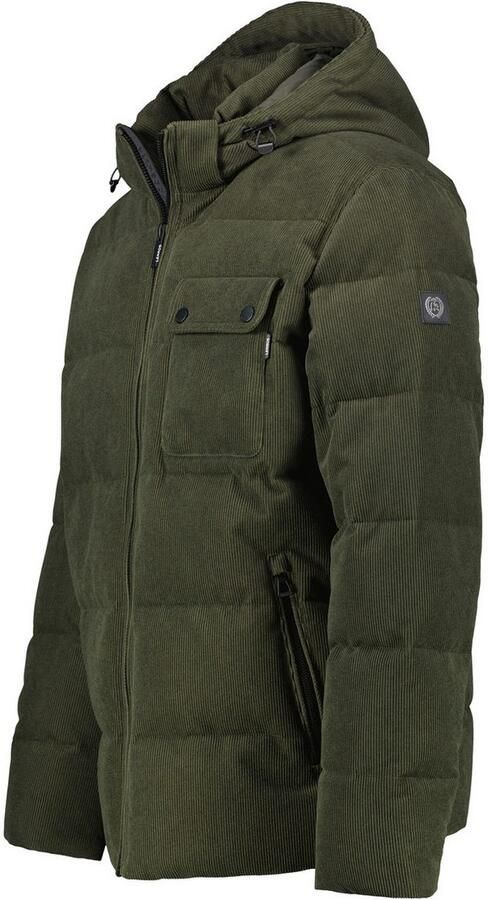 Lerros Winterjack Heren gewatteerde jas in functionele corduroy-look - Foto 12