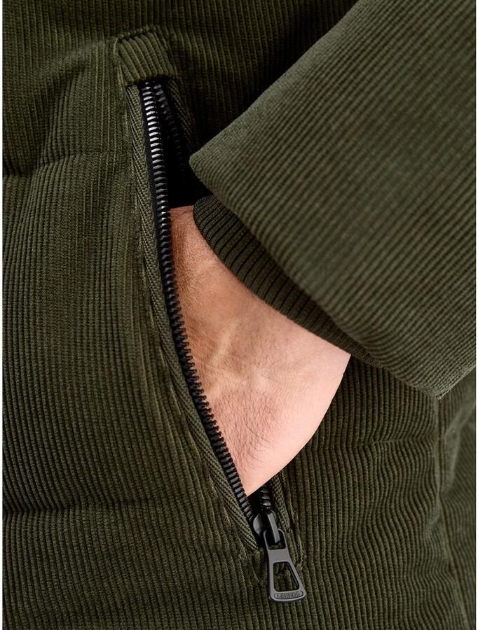 Lerros Winterjack Heren gewatteerde jas in functionele corduroy-look - Foto 3