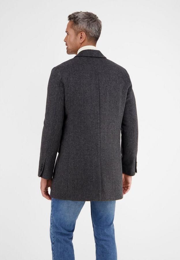 Lerros Winterjas jas in klassieke visgraatlook