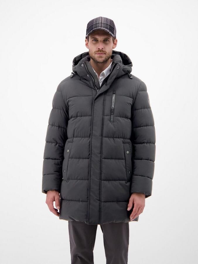 Lerros Gewatteerd jack met capuchon en borstzak - Foto 4