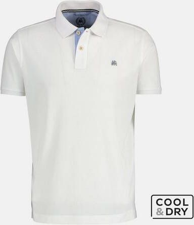 Lerros Poloshirt klassieke polostijl in *Cool & Dry* piquékwaliteit