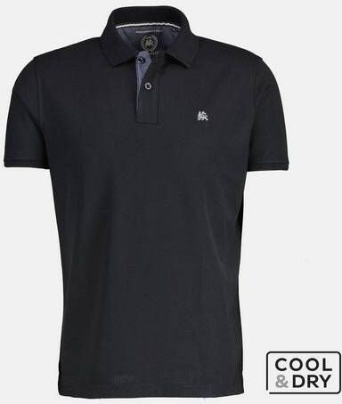 Lerros Poloshirt klassieke polostijl in *Cool & Dry* piquékwaliteit