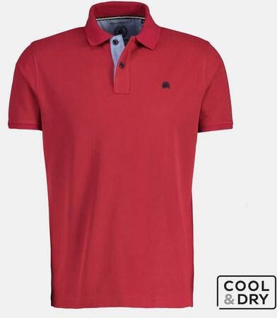 Lerros Poloshirt klassieke polostijl in *Cool & Dry* piquékwaliteit