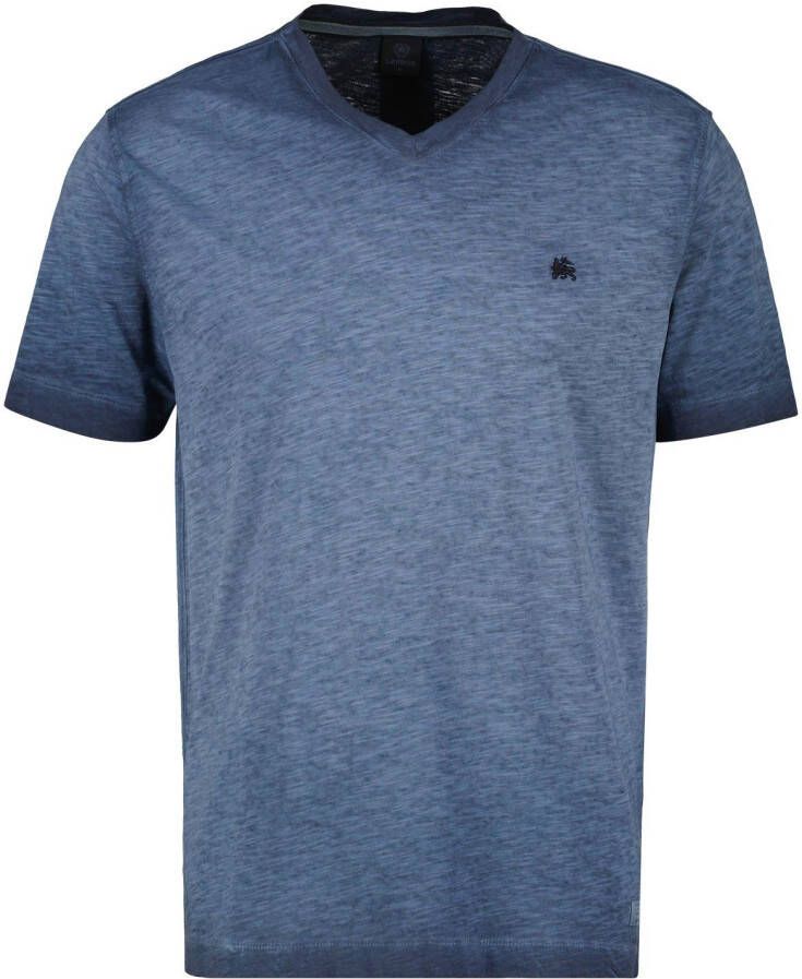 LERROS dip-dye slim fit T-shirt classic navy