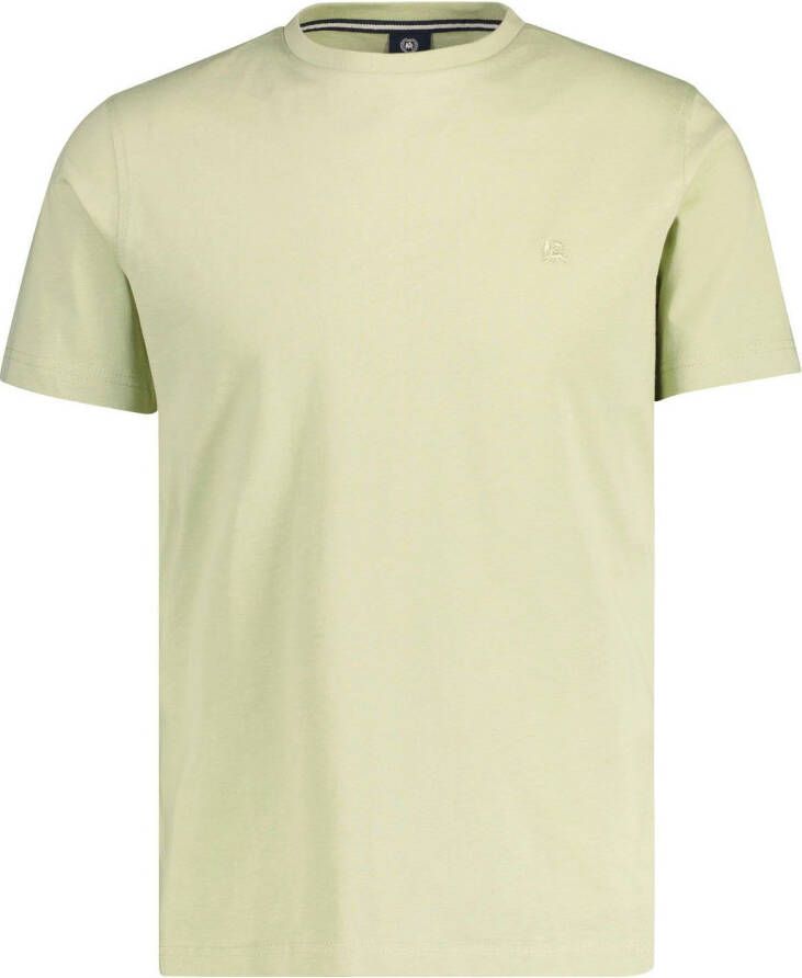 Lerros T-shirt met labelstitching