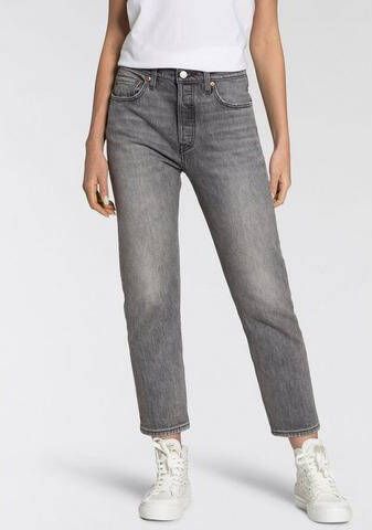 Levi's Dames Regular Fit Jeans van Katoenmix Black Dames