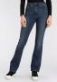 Levi's 725 high waist bootcut jeans dark blue denim - Thumbnail 3