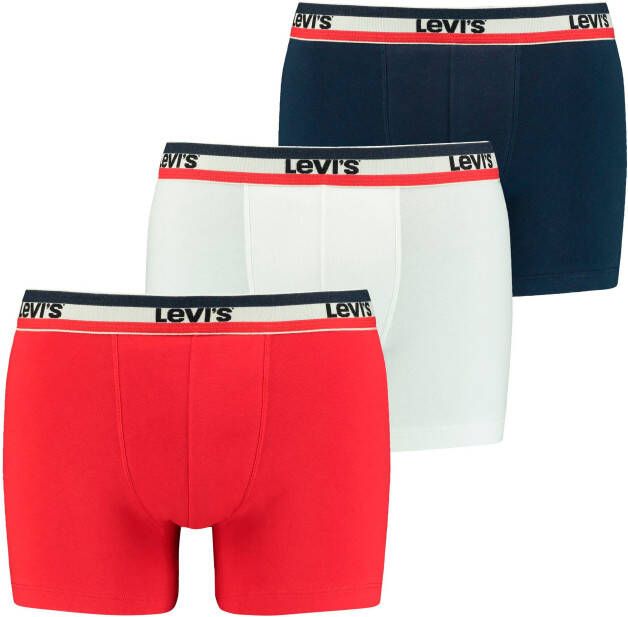 Levi's Boxershort met contrasterend logo-tailleband (3 stuks)