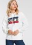 Levi's Graphic Standard Hoodie 18487-0058 Sweatshirt Wit Dames - Thumbnail 1