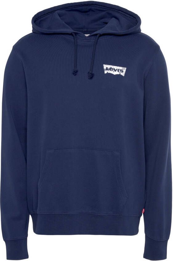 Levi's hoodie met backprint donkerblauw