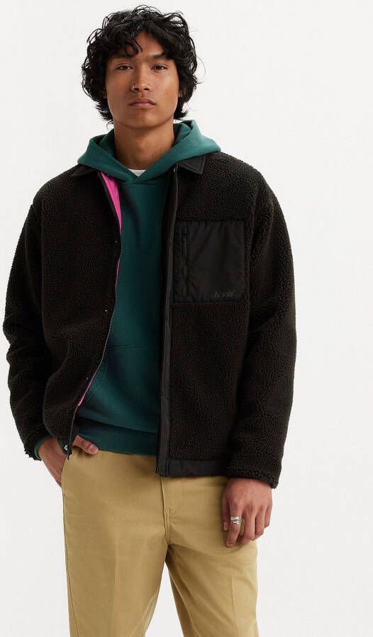 Levi's Sherpa jacket met drukknoopsluiting model 'BUCHANAN'
